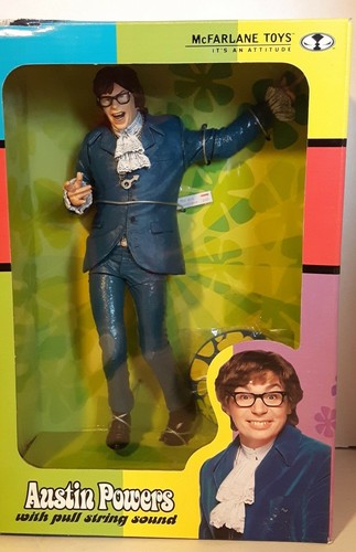 AUSTIN POWERS - 2000 Mcfarlane Toys Special 9" Talking Figure - New & Sealed - Bild 2 von 8