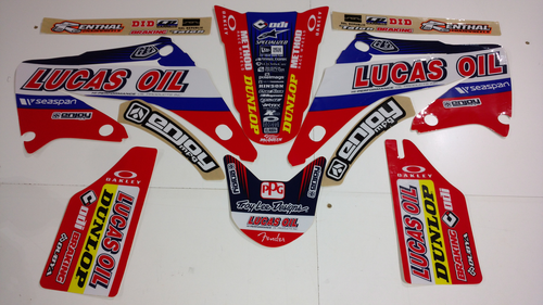 Enjoy Manufacturing Honda Grafik Kit CR 125 CR 250 2002 - 2007, Troy Lee Desig - Bild 4 von 4