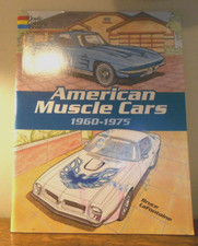 American Muscle Cars, 1960-1975 Coloring - Paperback, by Bruce LaFontaine Unused