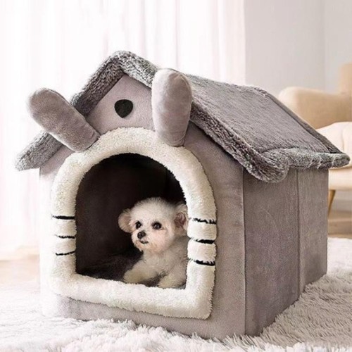 All-Season Washable Pet Bed with Cushion for Small/Medium Cats & Dogs - Picture 15 of 23