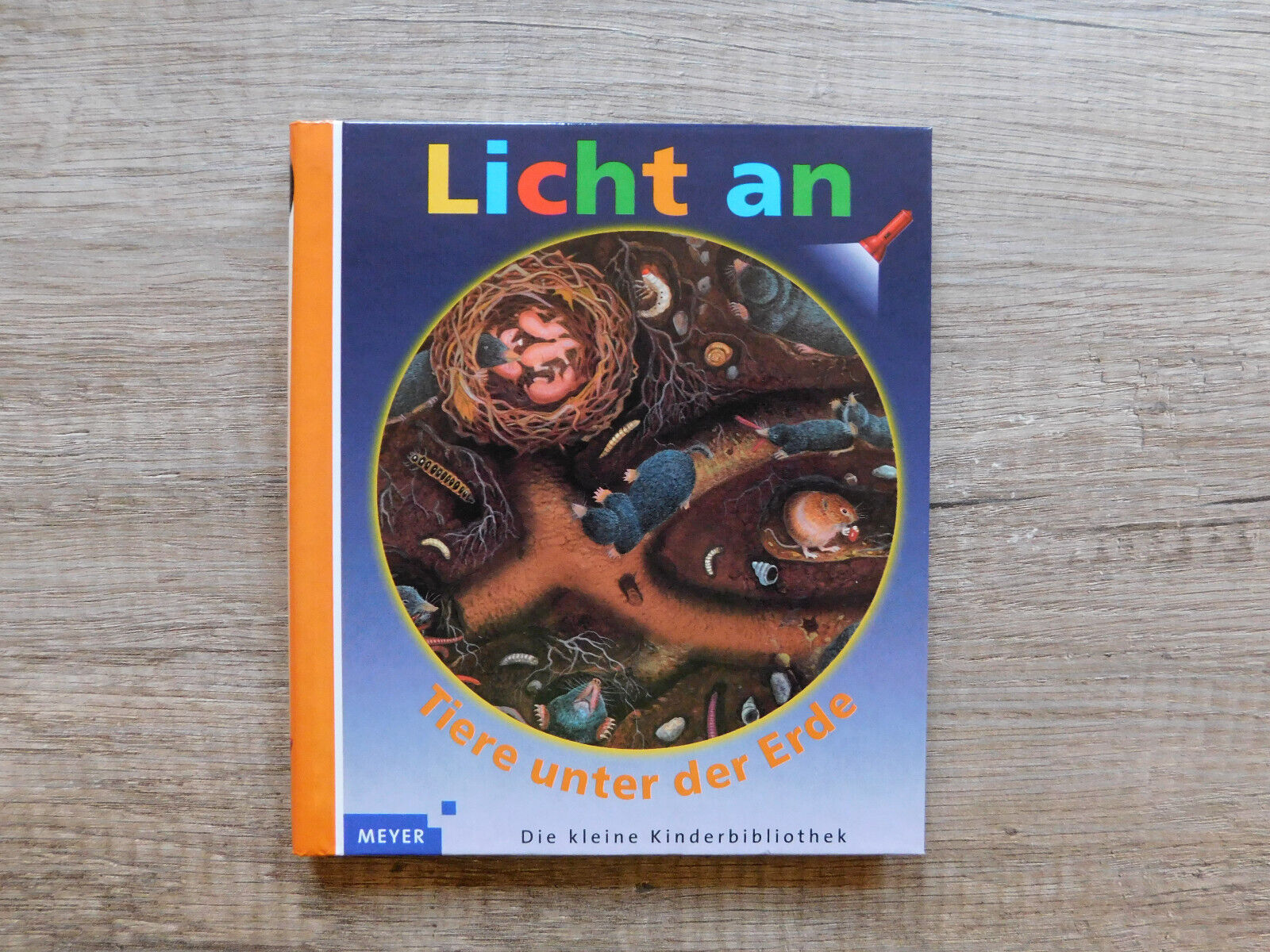 Meyer. Die kleine Kinderbibliothek - Licht an! Tiere unter der Erde - ANSEHEN! - Claude Delafosse