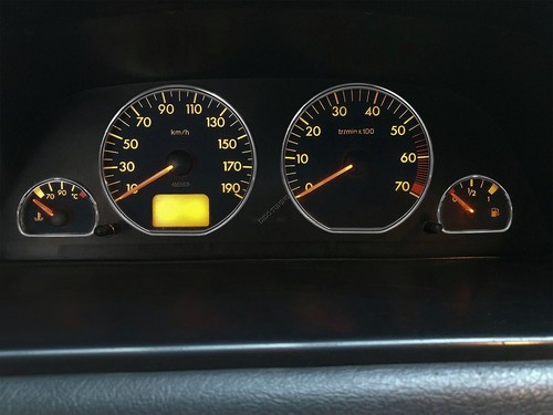 For Citroen Berlingo I 96-02 Polished aluminum rings for the instrument cluster - Picture 6 of 7