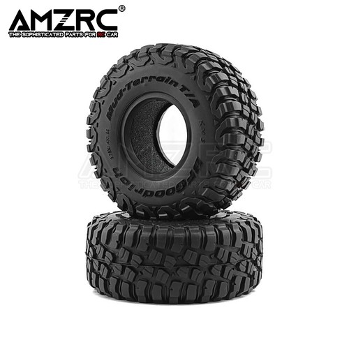 4Pcs 1.55inch 95mm Mud-Terrain Wheel Tires for 1/10 Traxxas Axial Redcat MST - Picture 8 of 9