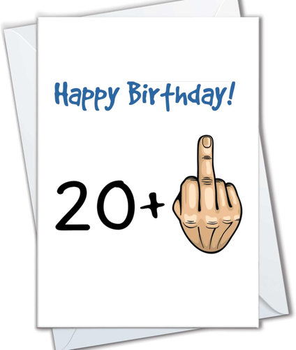 Funny 21St Birthday Card for Him Her, Turning 21 Gifts, Happy 21 Bday Cards for