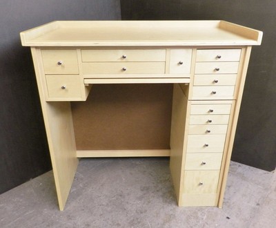 Classic Watchmakers Workbench Bench For Watch Repair Work