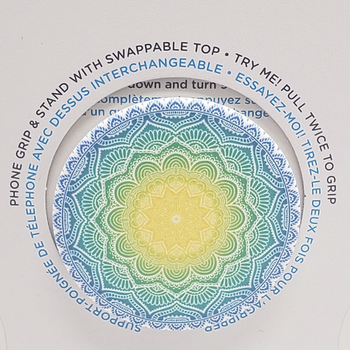 PopSockets Phone Grip Stand Sunshine Mandala POPGRIP Popsocket - Picture 2 of 5