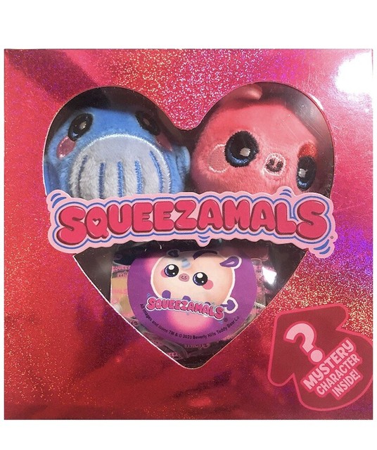 Li'l Sweetheart 3 Squeezamals Micro Stuffed Animals by BH Teddy Bear Co for sale online | eBay