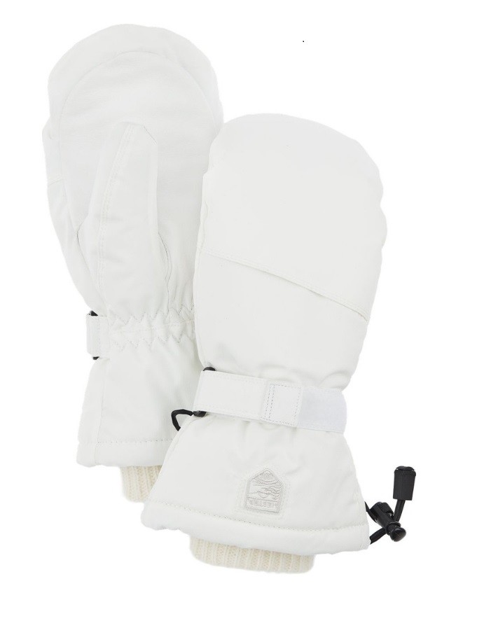 Hestra Cosy Senior Ski Mittens, Ivory Hestra Cosy Senior Ski Mittens, Ivory