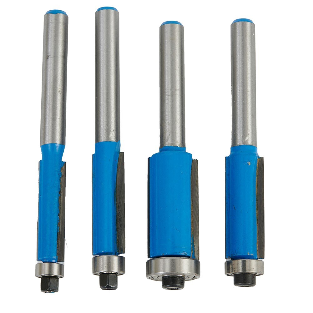 4pcs Flush Trim Bits Shank Router Carbide Cutting Plywood Wood Crafting Tool eBay