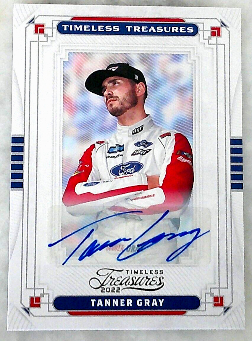 Tanner Gray 2022 Chronicles Racing Authentic Autograph #2