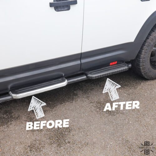 4x chequer plate side step covers for Land Rover New Defender L663 110 130 - Picture 10 of 11