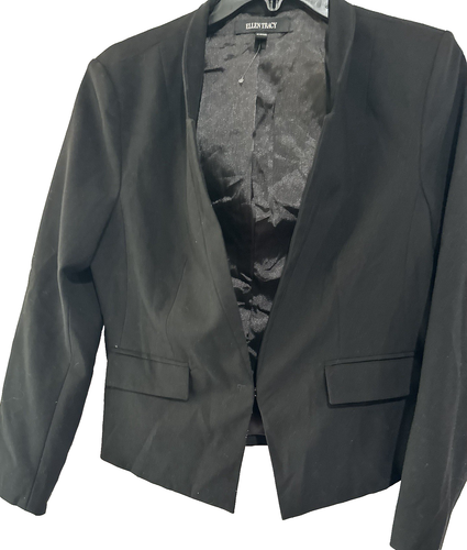Ellen Tracy Womens Black Jacket, Size 8P, New With Tag - Picture 2 of 8