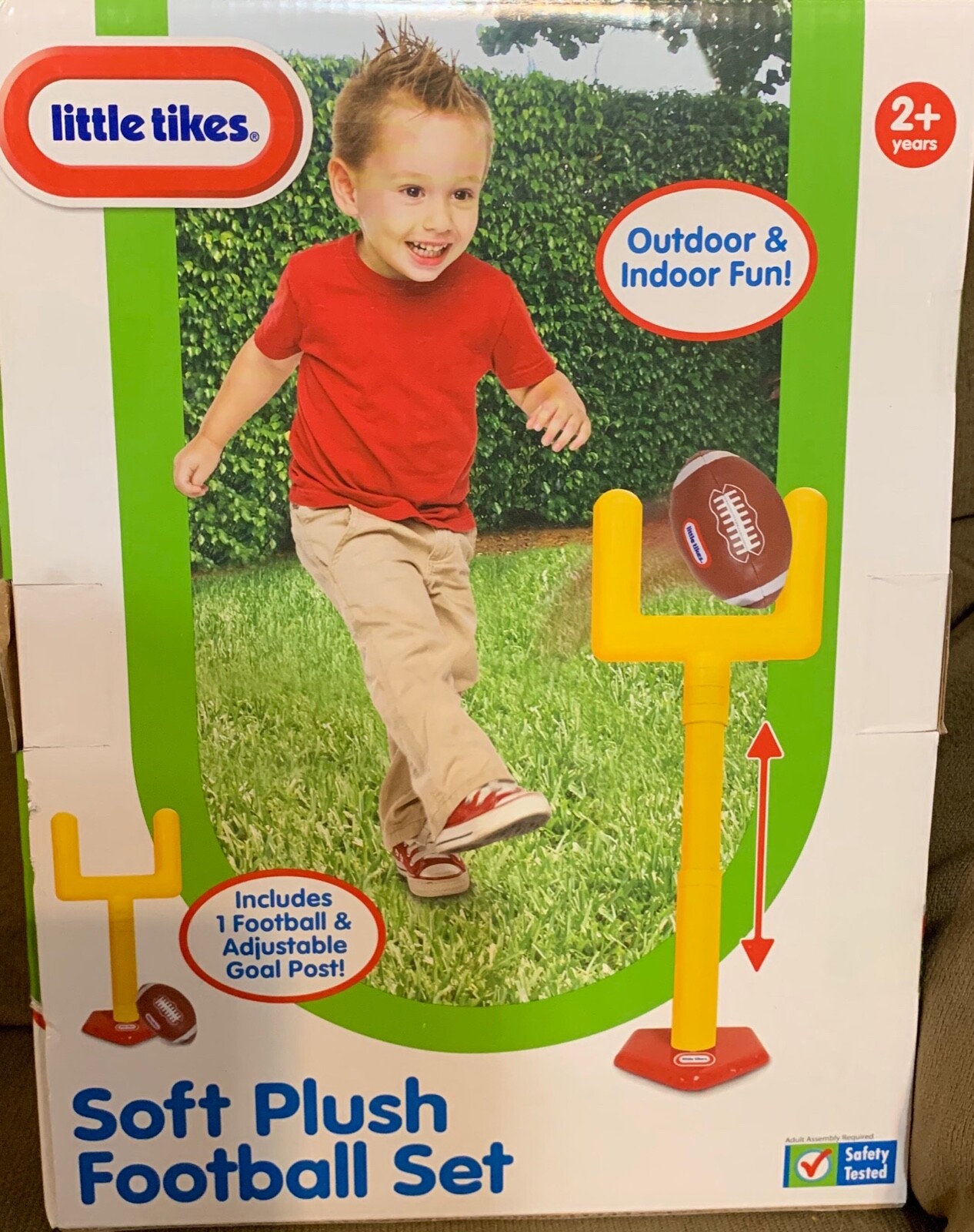 little tikes soft sports football set
