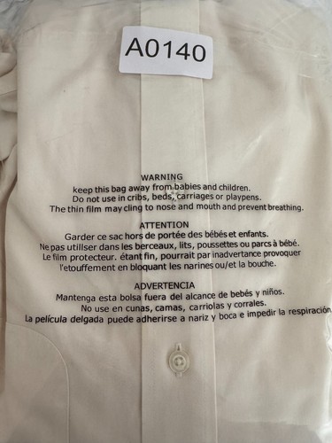 Camisa de vestir Brooks Brothers Oxford para hombre 17,5 35 amarilla calce Madison sin hierro OCBD - Imagen 15 de 15