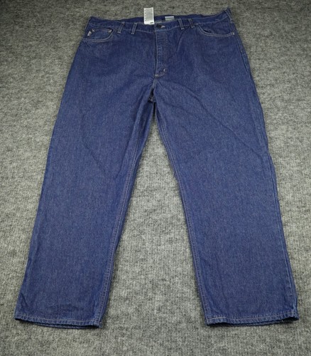 Carhartt FR Jeans Mens 46(45)X30 Blue Flame Resistant Relaxed USA Made Workwear-