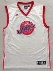 Utah Jazz #47 Kirilenko Rare Adidas White Nba Basketball jersey size L
