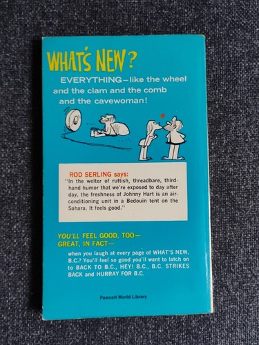 Johnny Hart. 5x Vintage p/backs incl Hurray For B.C., B. C. Right On, Big Wheel - Picture 7 of 21