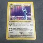 Pokemon Dragonair Base Set 1st Edition Shadowless Non Holo 18/102 MP WOTC