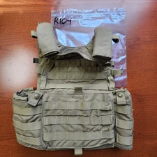 AWS inc. Operator Plate Carrier Coyote Brown Tactical Seal Devgru SMALL *R104*