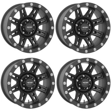 Set 4 Pro Comp PA31 Stryler 18x9 5x5 Flat Black Wheels 18" 0mm Truck Rims