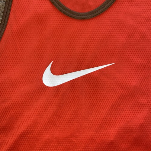 Nike Dri-FIT Icon Herren Basketball Trikot Rot/Braun/Weizengold/Weiß Große Größe. - Bild 2 von 6