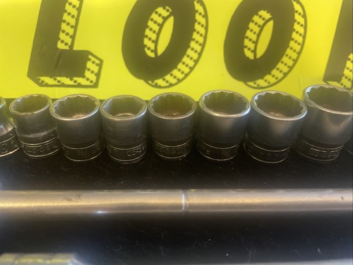 1950’s Snap On Tools Lot of F Series Sockets Extensions Breaker More 3/8” drive - Bild 3 von 24