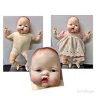 Vintage 1983 18” Newborn Thumbelina Doll Original Outfit No Sound
