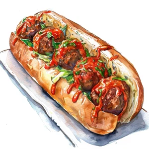 Sandwiches Sandwich Sub Self Adhesive Sticker