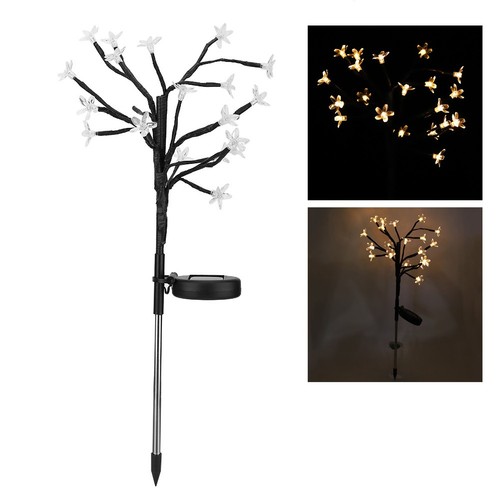 Solar Peach Blossom Tree Ground Plug-in Lights Christmas Decoration Lights 20LED - Picture 8 of 10