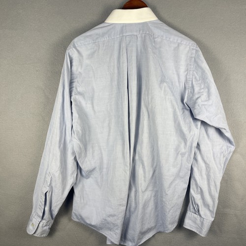 VTG Brooks Brothers Dress Shirt 16-6 Blue White Collar Classic Made in USA - Picture 6 of 8