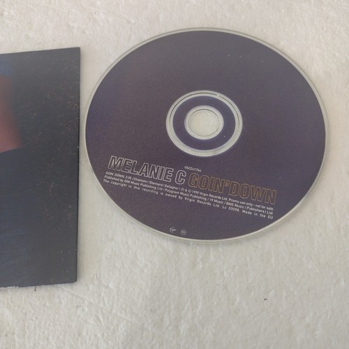 Melanie C CD Single Raro Goin Down Promo Años 90 Música Pop Edición Reino Unido Sporty Spice - Imagen 3 de 4