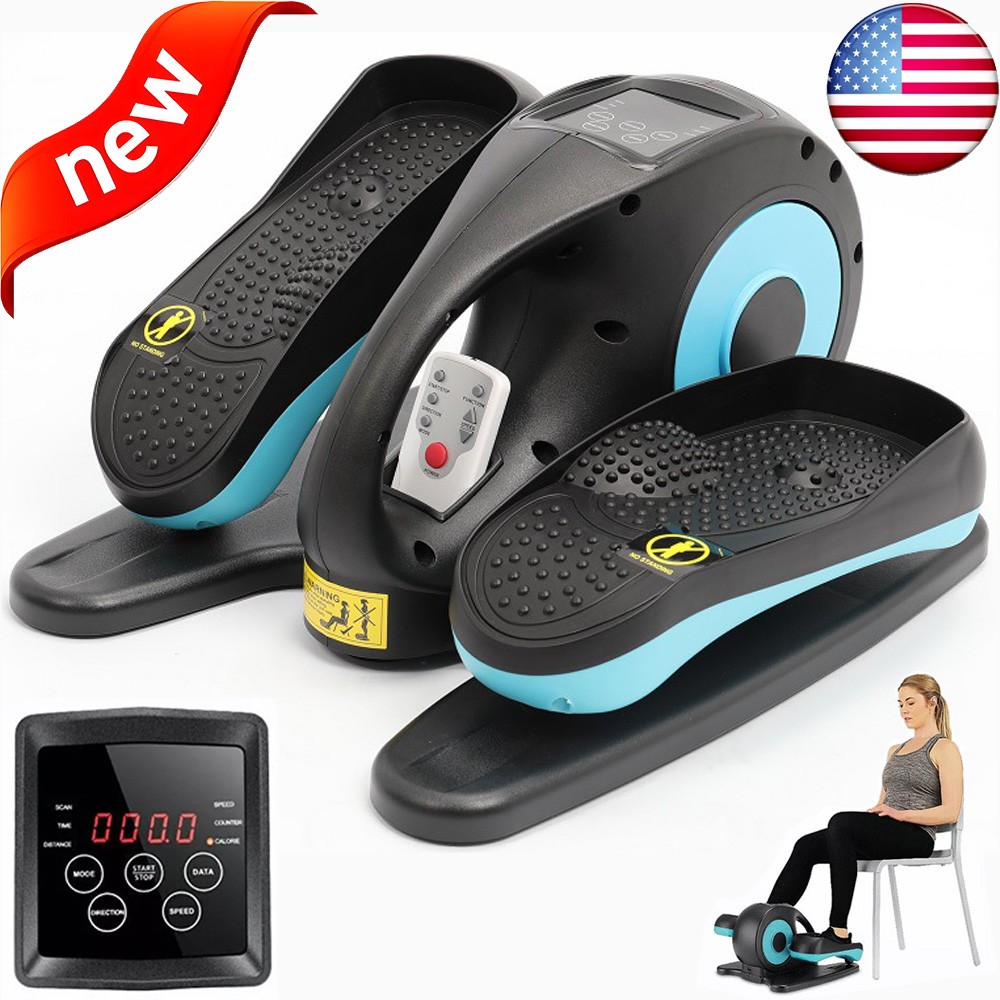Elliptical Under Desk Ellipse Electric Machine Leg Exerciser Fully Assembled LCD