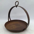 Romany Gypsy Frying Pan 11.7Inch Hanging Skillet Pouring Spout Cast Iron Antique