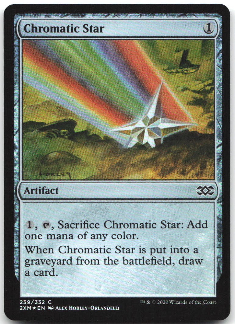 Chromatic Star 239 Common Double Masters Magic: The Gathering Foil LP