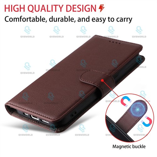 Case for Huawei Honor 400 300 X8B X8C X6B Litchi Leather Wallet Case Phone Cover - 第 6/16 張圖片