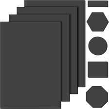 4 Pcs Non Slip Furniture Pads 6 X 4 Inch Non Skid Cuttable Self Adhesive Rubber