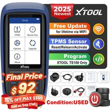 XTOOL TP150 TPMS Programmer Tire Pressure Sensor Relearn Reset Activate Tool