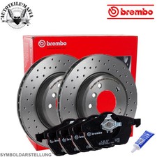 BREMBO Bremsensatz Sport Beläge + Plastilube Paste vorne für SEAT VW