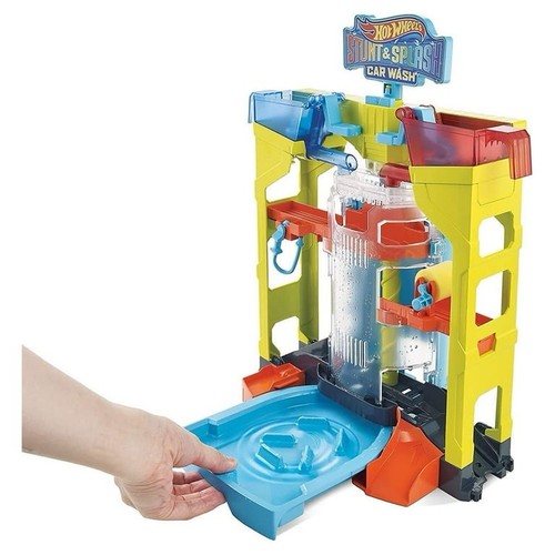 Hot Wheels Stunt and Splash Car Wash 1:64 Car Brand New Sealed With 1 Car GRW37 - Picture 5 of 6