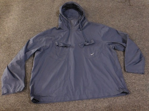 Nike Pullover Jacket Womens XL Hooded Utility Pockets Lightweight Swoosh - Picture 2 of 17