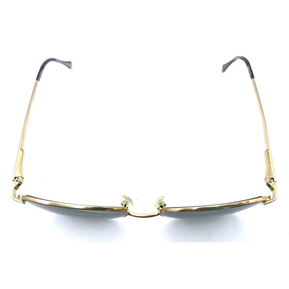 Monturas de gafas de metal cuadradas doradas Luxottica Janice Geptortoise 135 Italia Foto 4 de 4