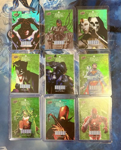 2023-24 Upper Deck Annual DC Knight Terrors Master Set Base/Red /Green KT1-KT25 - Picture 3 of 7