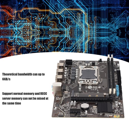 PC Motherboard 6 Core HM65 Chip Motherboard CPU Combo With Baffle Cable CT - Picture 18 of 23
