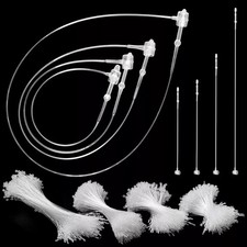 2000pc Plastic Tag Fastener Hang Tag Snap Lock Pin Security Loop For Retail Stor