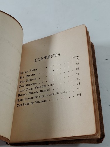 Set Of 2 Antique Books Fifty Best Poems In America & Enoch Arden 1920's - Picture 11 of 11