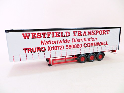 CORGI "CURTAINSIDE 3 AXIS TRAILER ONLY, WESTFIELD TRANSPORT" 1:50. CC12213
