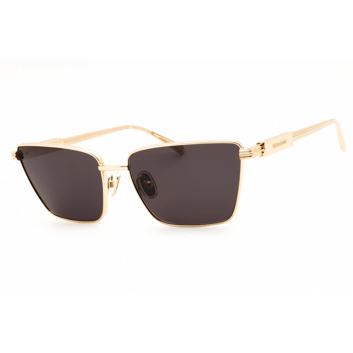 NWT Ferragamo SF296SR Gold Green Gradient Crystal Sunglasses 60mm Salvatore Ferragamo Anti-Reflective Sunglasses for Women for  main image 2