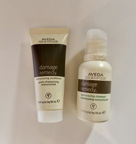 Aveda Damage Remedy Travel Size Nourishing Shampoo 1.7 oz & Conditioner 1.4 oz. - Picture 1 of 1