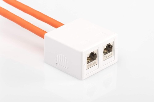 DIGITUS Anschlussdose - 2 Port - Für Keystone-Module - Konsolidierungspunkt Aufp - Photo 5/6