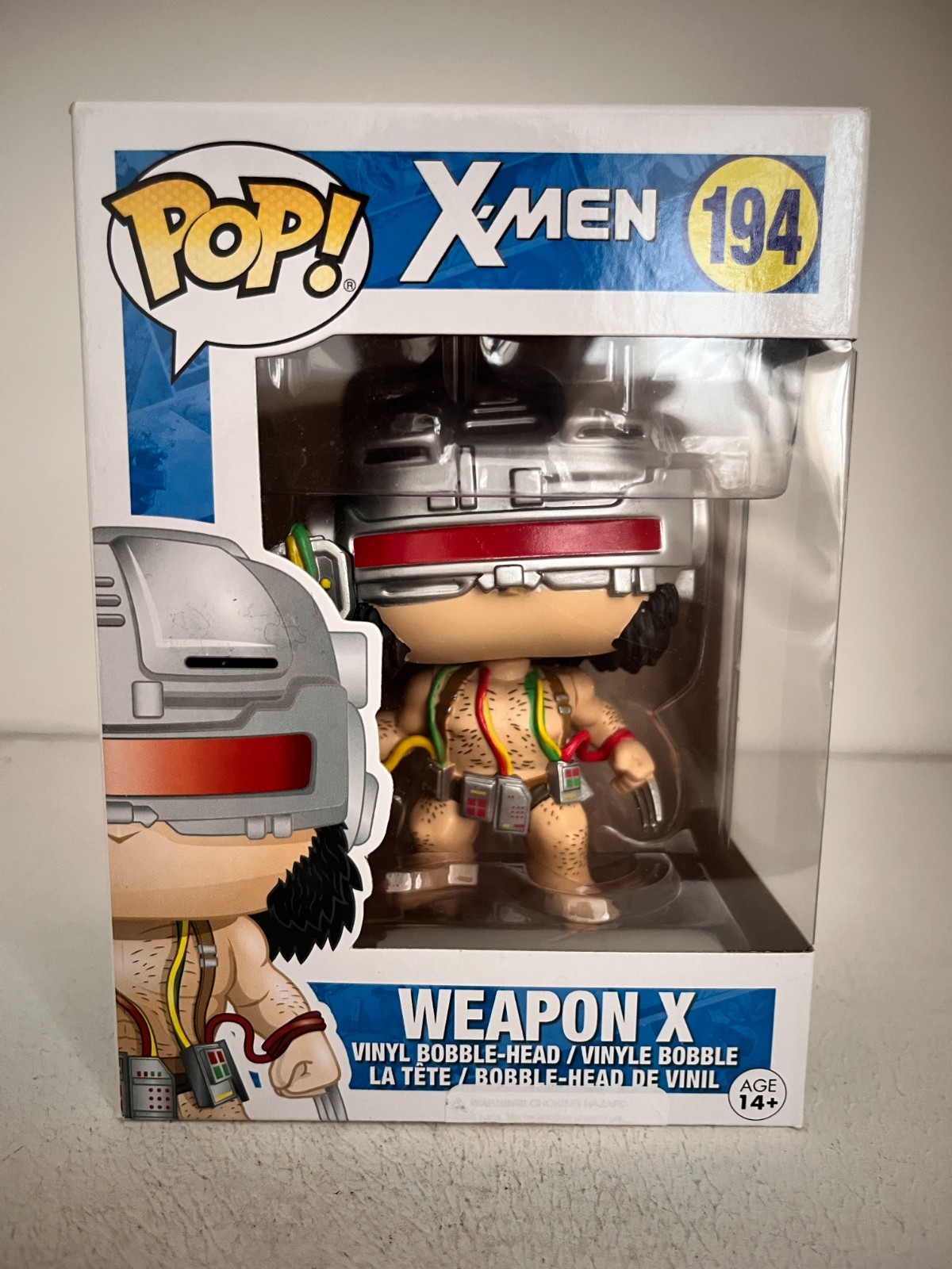 ¡Funko Pop Nuevo En Caja! Vinilo #194 Arma X Figura X-Men Serie Marvel Wolverine
